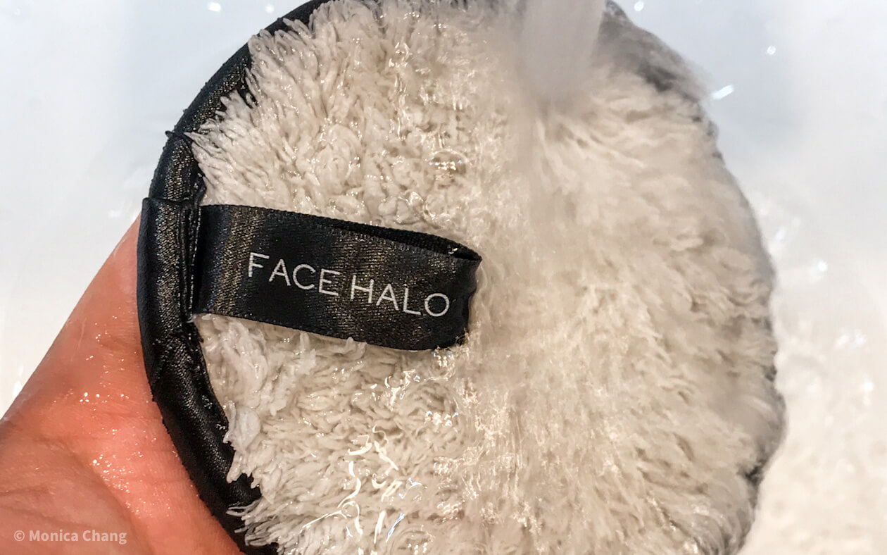 Adding water to reusable makeup remover (face halo)
