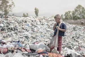 Kid in the landfill