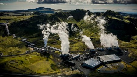 Iceland's Hellisheiði geothermal power plant has been home to CarbFix operations since 2014 (Credit: Arni Saeberg)
